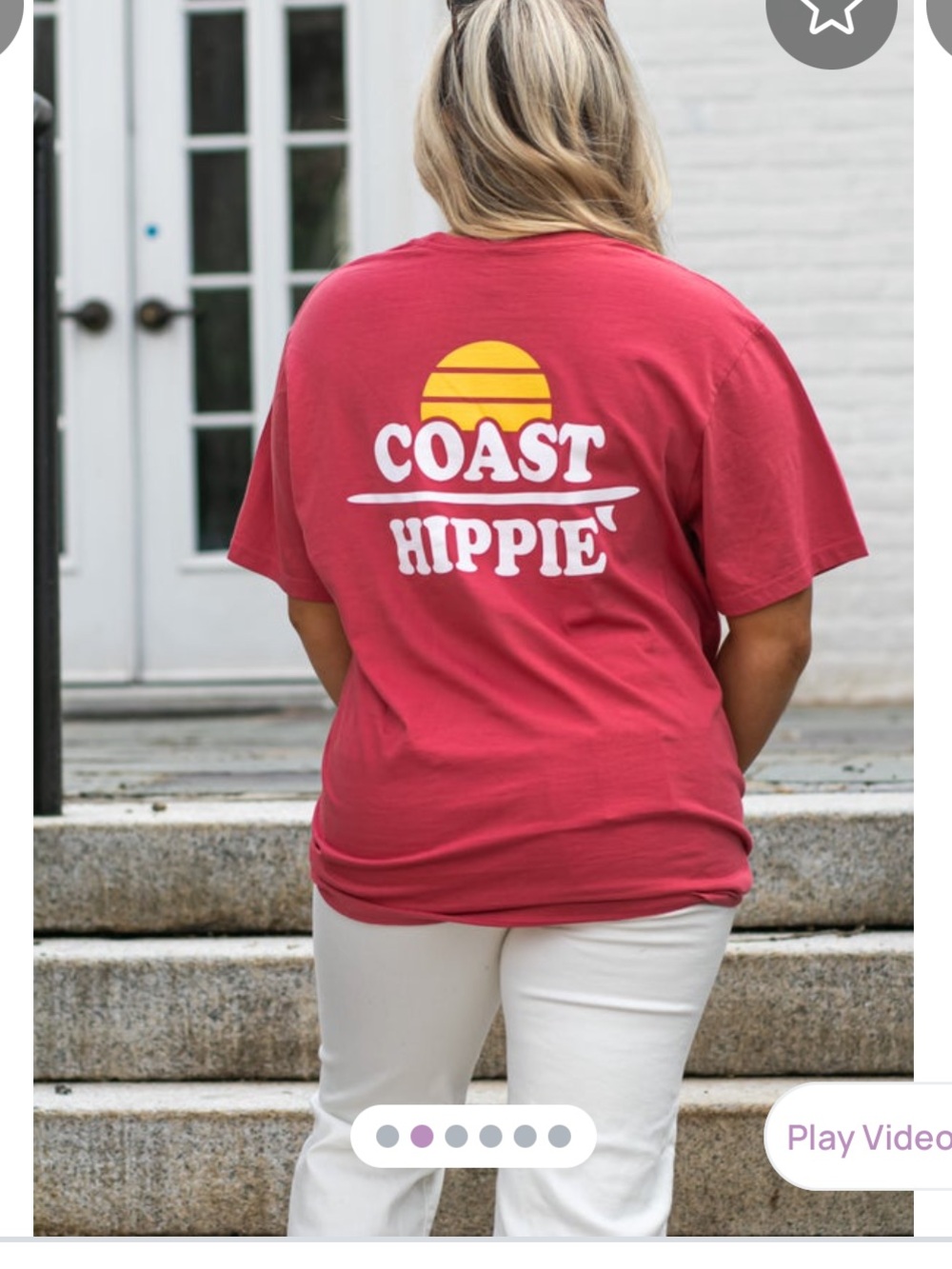 Women's Short Sleeve Tee - Raspberry - Picture 2 of 5